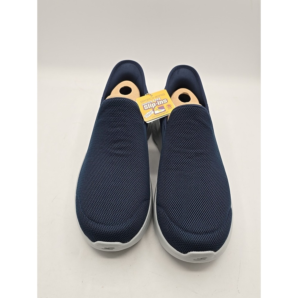 NEW SKECHERS Go Walk Flex Hands Free Navy Slip-ins Sneaker Men's Sz 10.5‎ - Navy